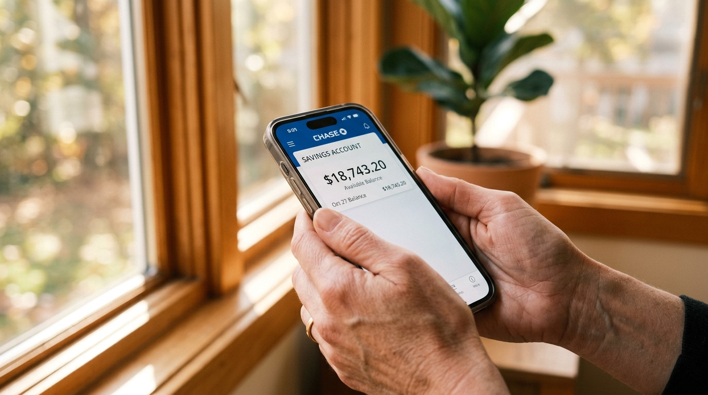 checking phone banking app balance transfer screen online savings