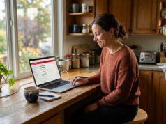 Where to Put Savings for Best Return: 4 Options Ranked by What Actually Matters where to put savings for best return woman opening online savings account on laptop