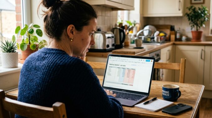 Zero Based Budgeting Explained: Proven Real Example on a $48,000 Salary zero based budgeting spreadsheet on laptop