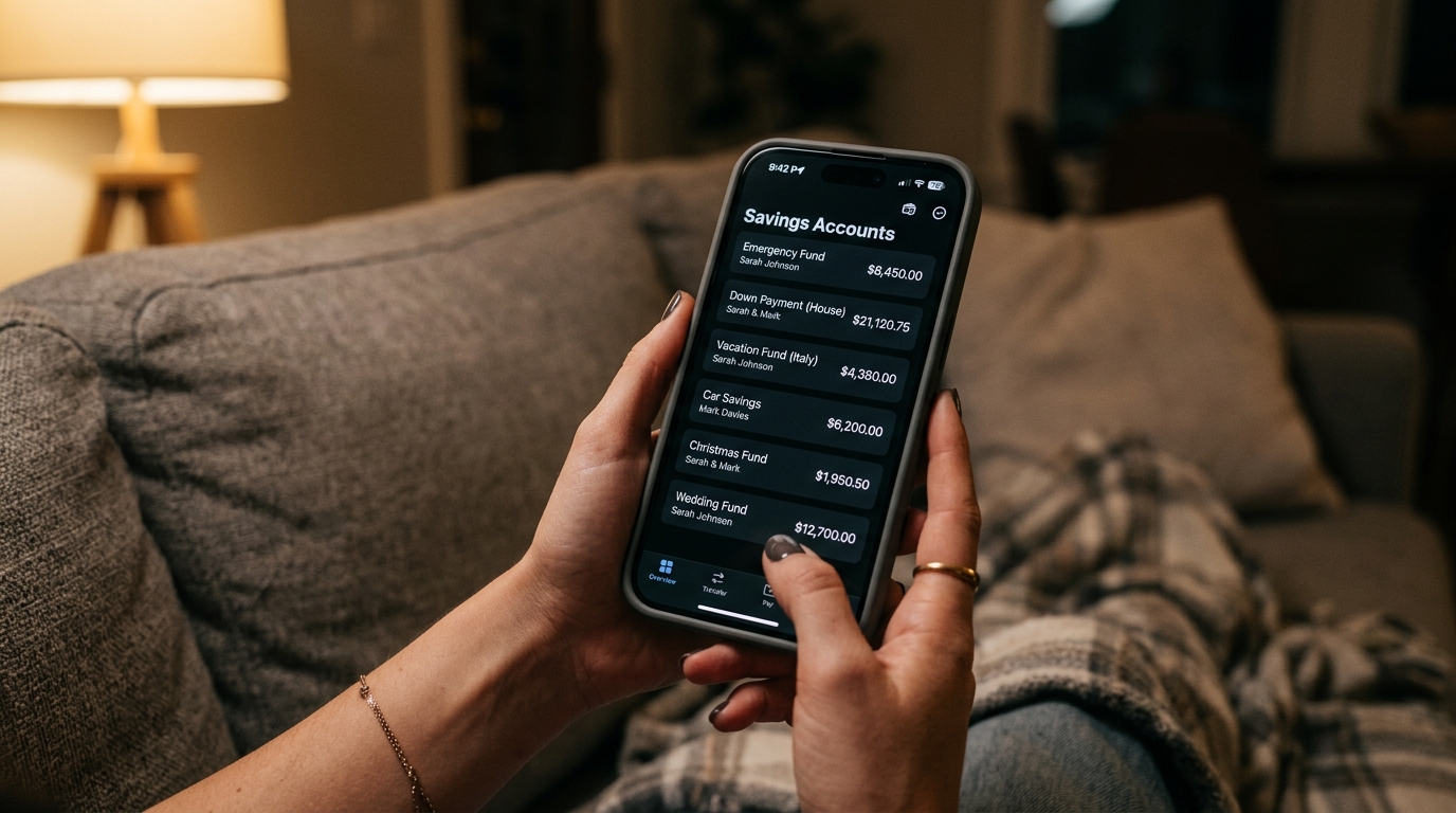 pay yourself first savings transfer on phone